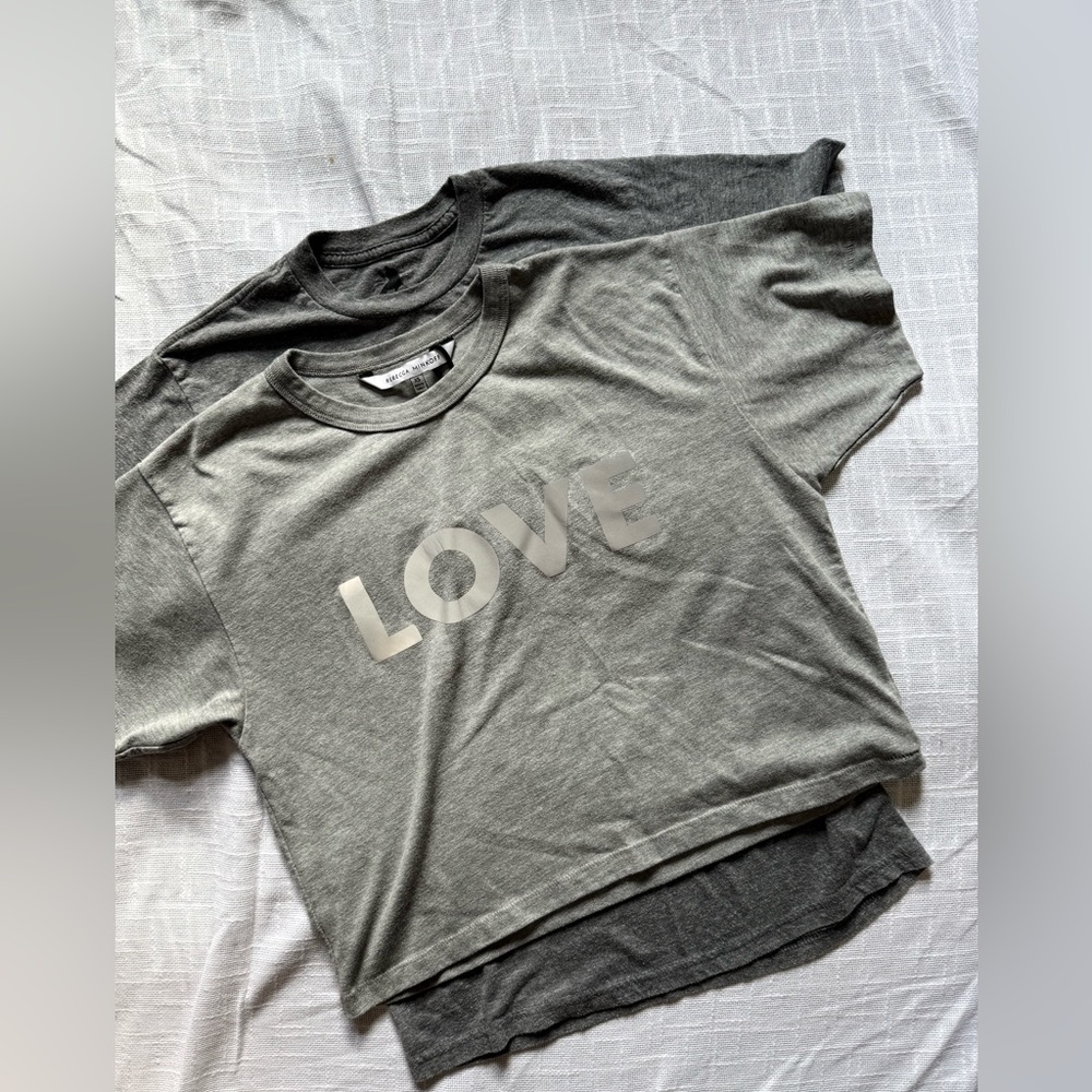 LOVE!  Two tees! Rebecca Minkoff LOVE & Marley One Love